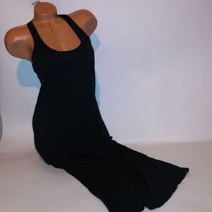 Victoria Secret Sleepwear XS Small XS/S Night Gown Sleep Shirt Black Long  New